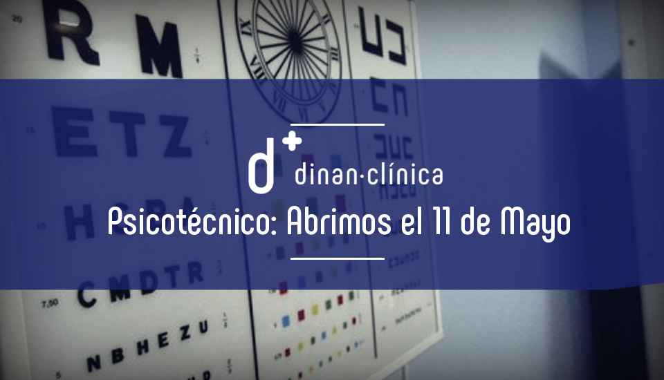 Reapertura de la Clínica Dinan el próximo día 11 de mayo Reapertura de la Clínica Dinan el próximo día 11 de mayo